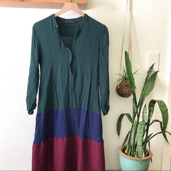 Zara colorblock dress - Picture 2 of 6